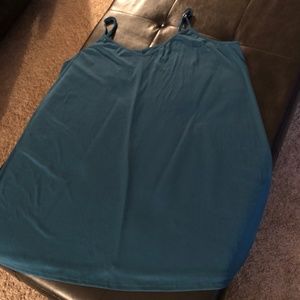 Target Dresses - Teal Green Slip Dress - Plus Size Target Dresses - Teal Green Slip Dress - Plus Size